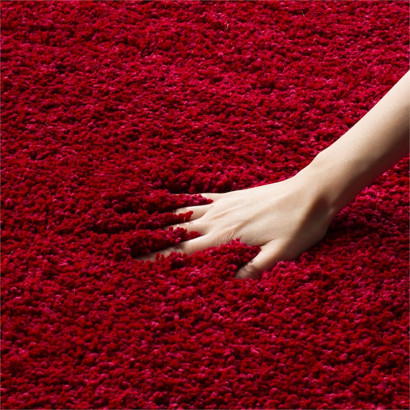 Safavieh Milan Shag Red Shag Rug - 4' x 6'