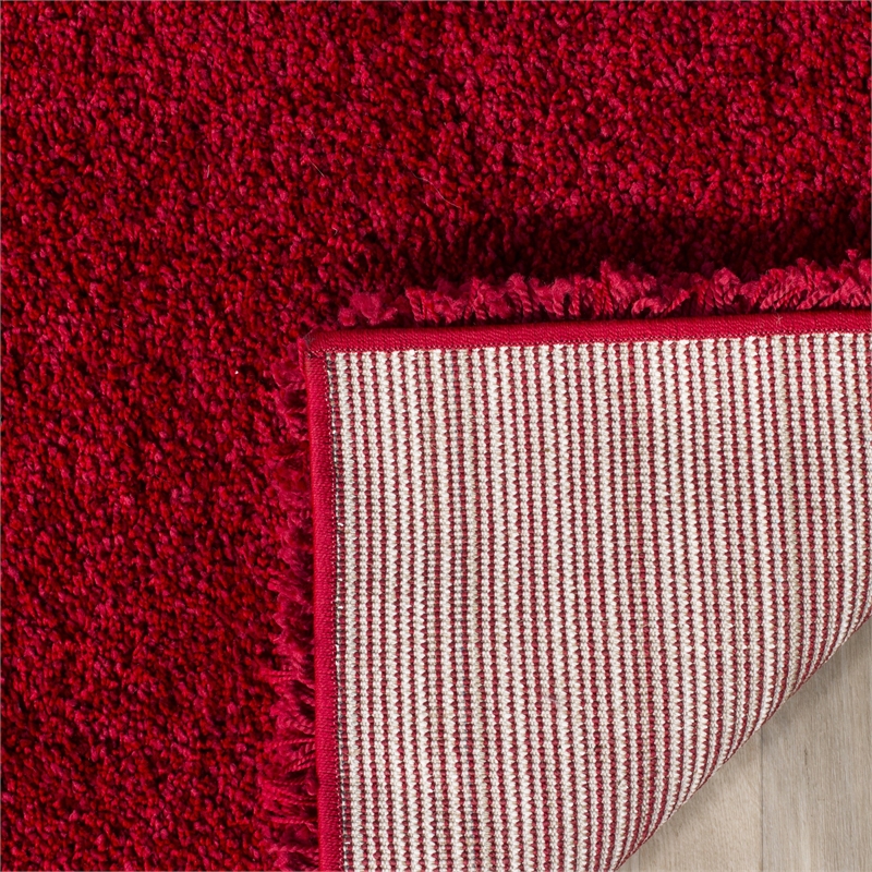 Safavieh Milan Shag Red Shag Rug - 4' x 6'