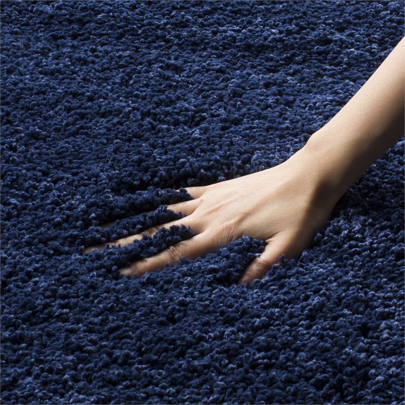 Safavieh Milan Shag Navy Shag Rug - 6' x 9'