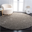 Safavieh Milan Shag Grey Shag Rug - Round 7'