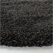 Safavieh Milan Shag Dark Grey Shag Rug - Round 7'