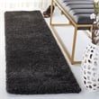 Safavieh Milan Shag Dark Grey Shag Rug - Runner 2' x 6'