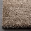 Safavieh Milan Shag Dark Grey Shag Rug - Runner 2' x 8'