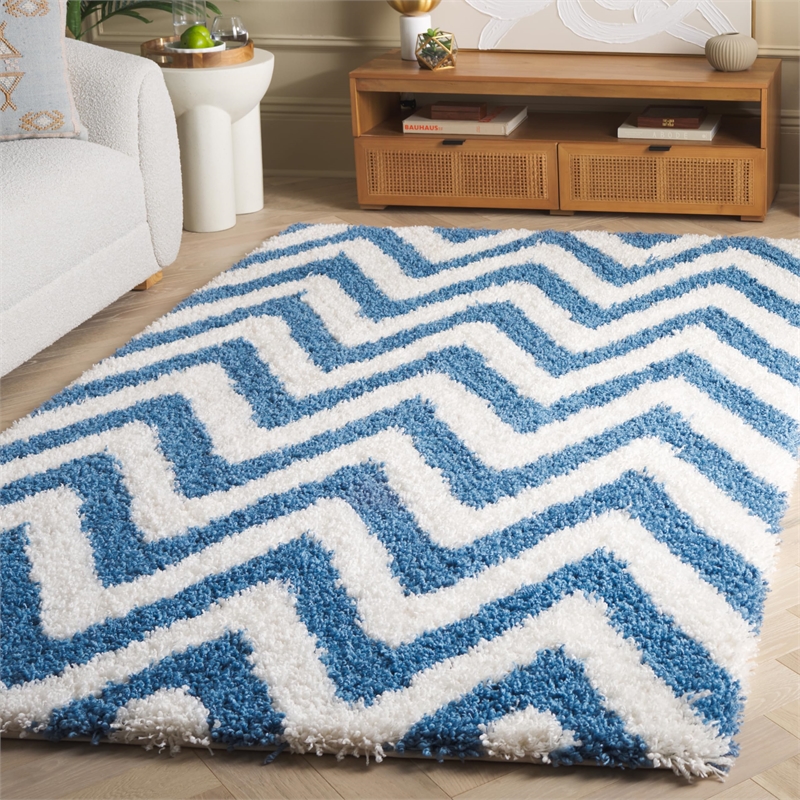 Safavieh Shag Ivory Shag Rug - 6' x 9'