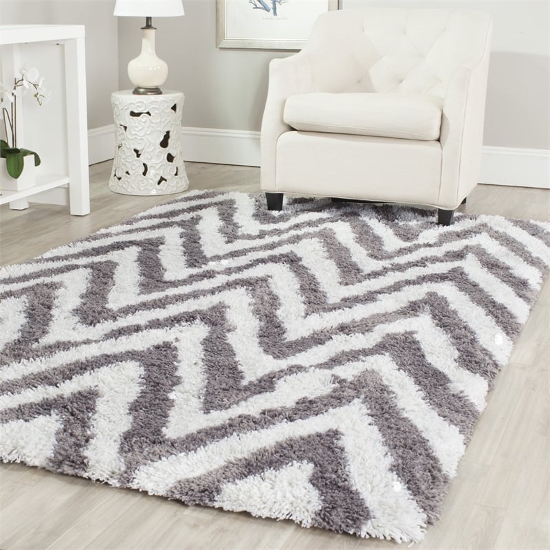 Safavieh Shag Ivory Shag Rug - 10' x 14'