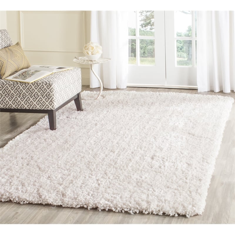 Safavieh Popcorn Shag Ivory Shag Rug - 5' x 8'