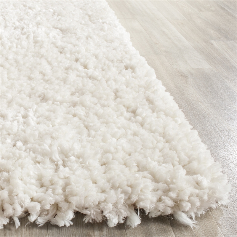 Safavieh Popcorn Shag Ivory Shag Rug - 6' x 9'