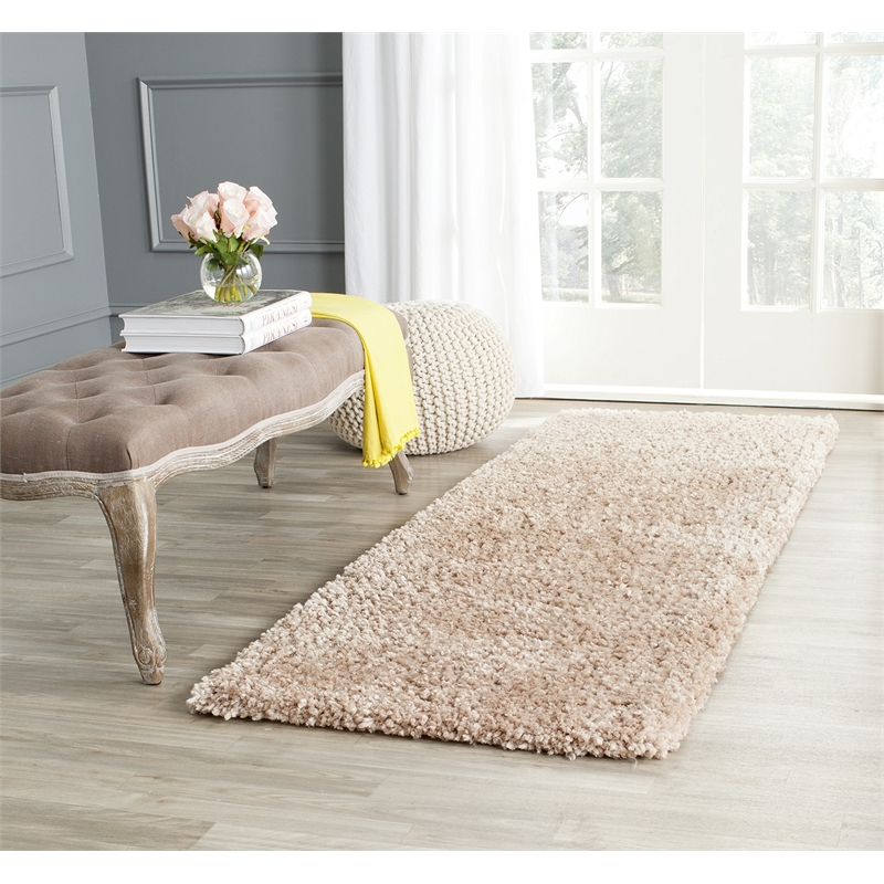 Safavieh Popcorn Shag Beige Shag Rug - 2' x 3'