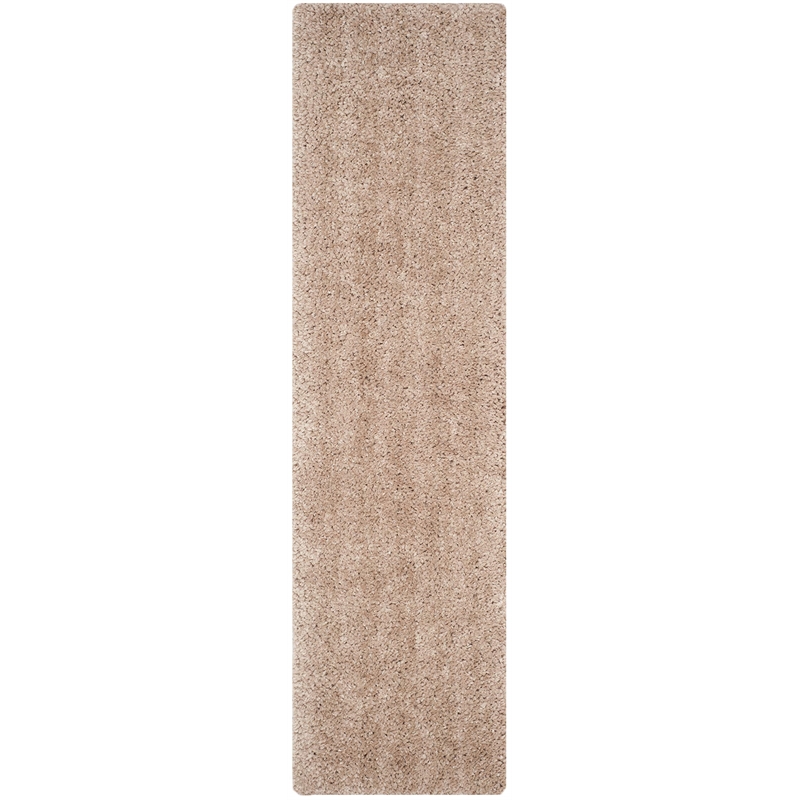 Safavieh Popcorn Shag Beige Shag Rug - Runner 2'3