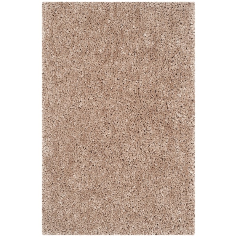 Safavieh Popcorn Shag Beige Shag Rug - Runner 2'6