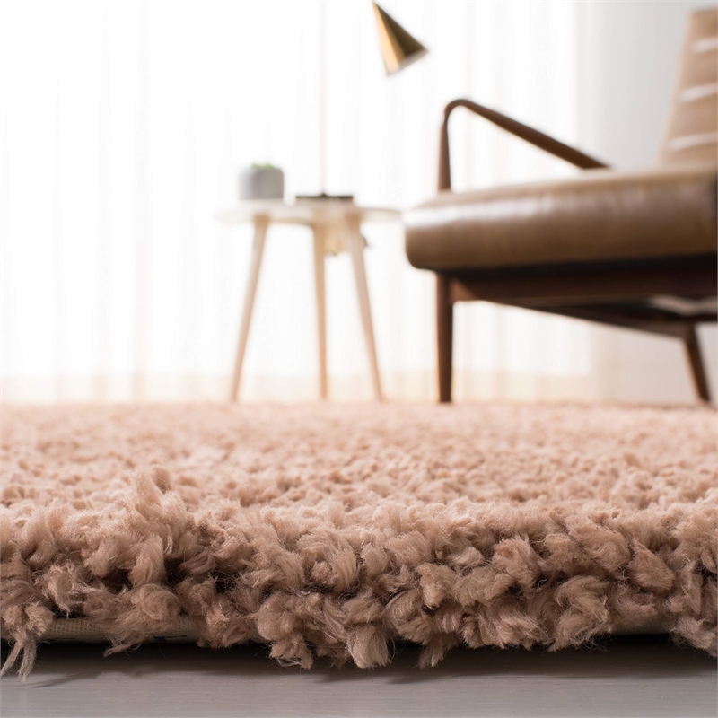 Safavieh Popcorn Shag Beige Shag Rug - Runner 2'6