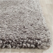 Safavieh Popcorn Shag Silver Shag Rug - Runner 2'3