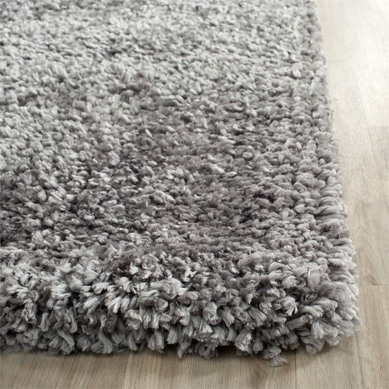Safavieh Popcorn Shag Silver Shag Rug - Runner 2'3