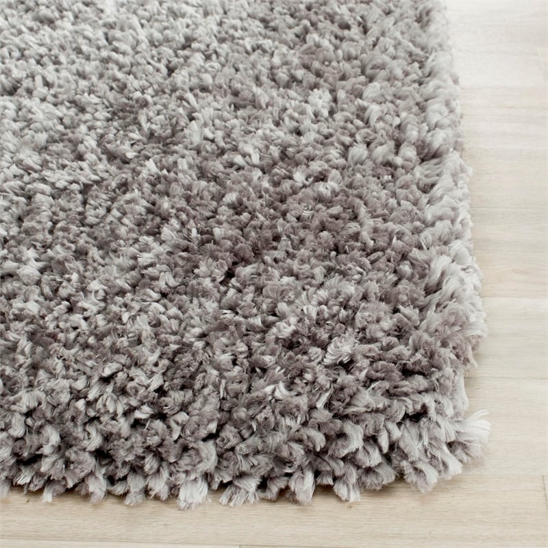 Safavieh Popcorn Shag Silver Shag Rug - Runner 2'3