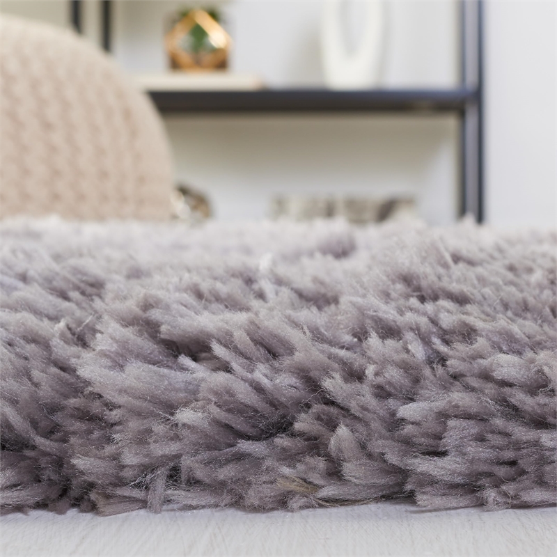Safavieh Arctic Shag Grey Shag Rug - 2' x 3'