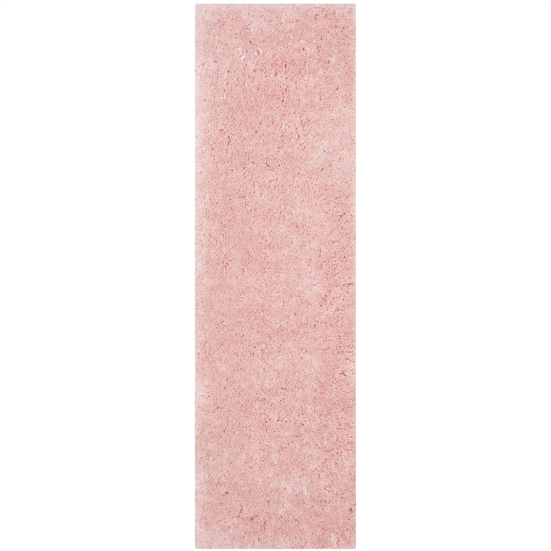 Safavieh Arctic Shag Pink Shag Rug - Runner 2'3
