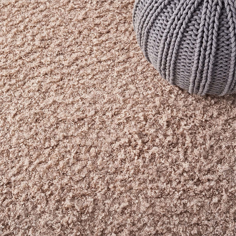 Safavieh Sheep Shag Beige Shag Rug - 8' x 10'