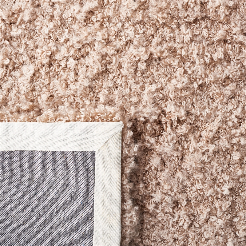 Safavieh Sheep Shag Beige Shag Rug - 8' x 10'