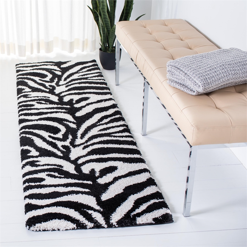 Safavieh Florida Shag Ivory Shag Rug - Runner 2'3