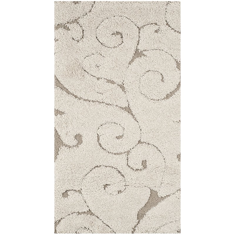 Safavieh Florida Shag Cream Shag Rug - 2'3