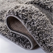 Safavieh Florida Shag Grey Shag Rug - Square 4'