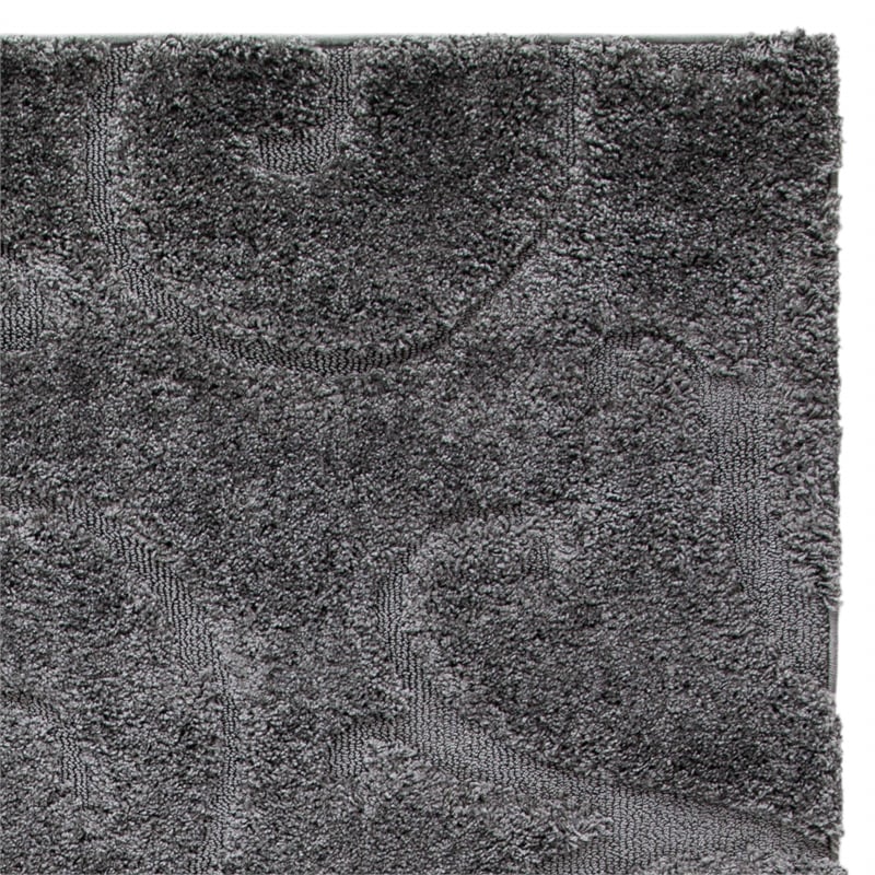 Safavieh Florida Shag Grey Shag Rug - Square 4'