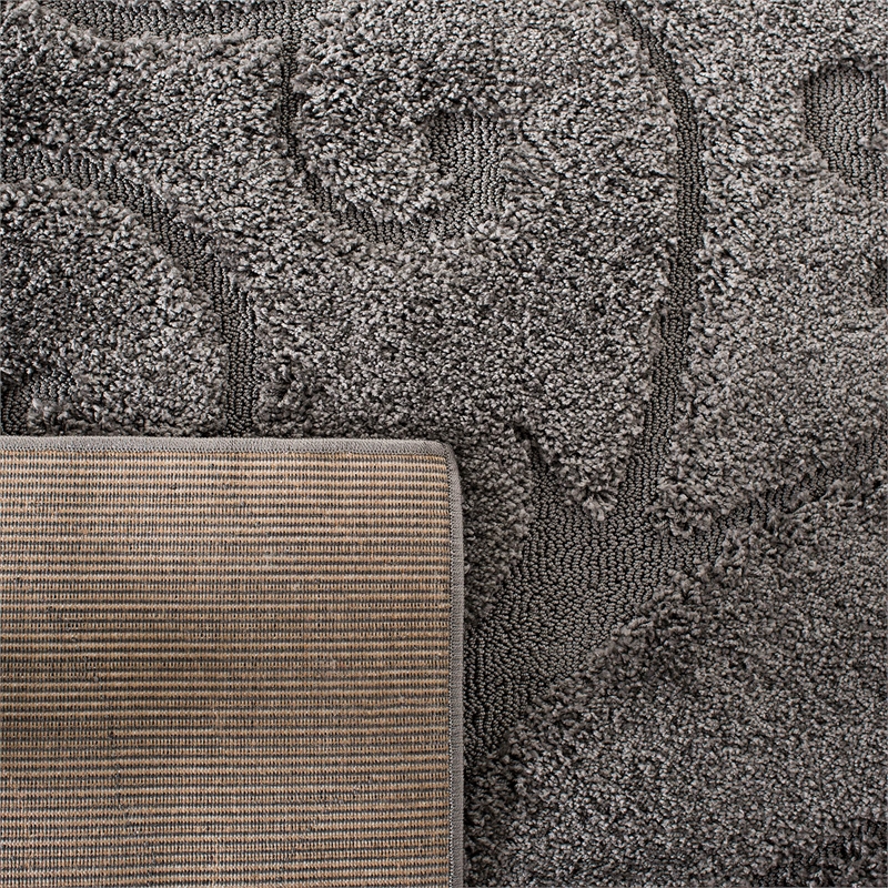 Safavieh Florida Shag Grey Shag Rug - Square 4'