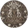 Safavieh Florida Shag Smoke Shag Rug - Round 4'