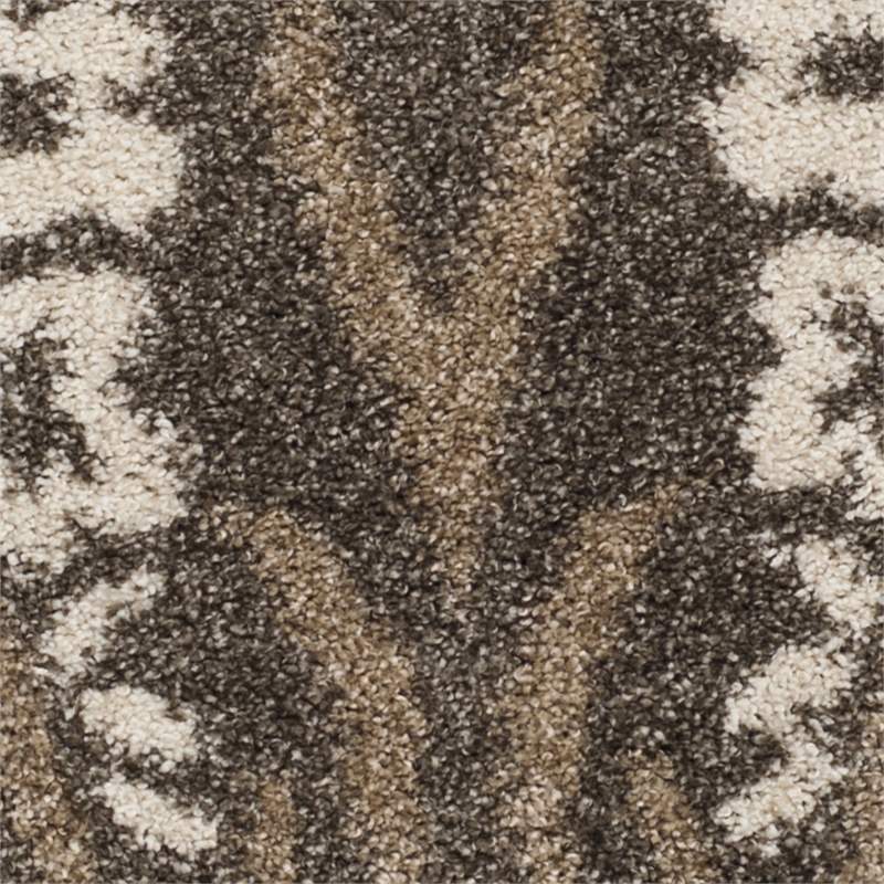Safavieh Florida Shag Smoke Shag Rug - Round 4'