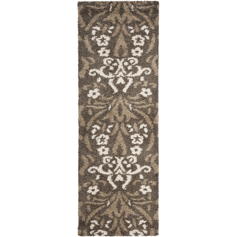 Safavieh Florida Shag Smoke Shag Rug - Runner 2'3