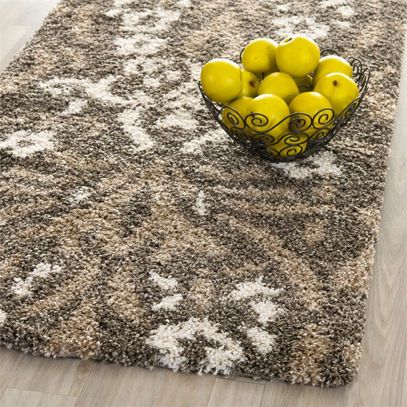 Safavieh Florida Shag Smoke Shag Rug - Runner 2'3