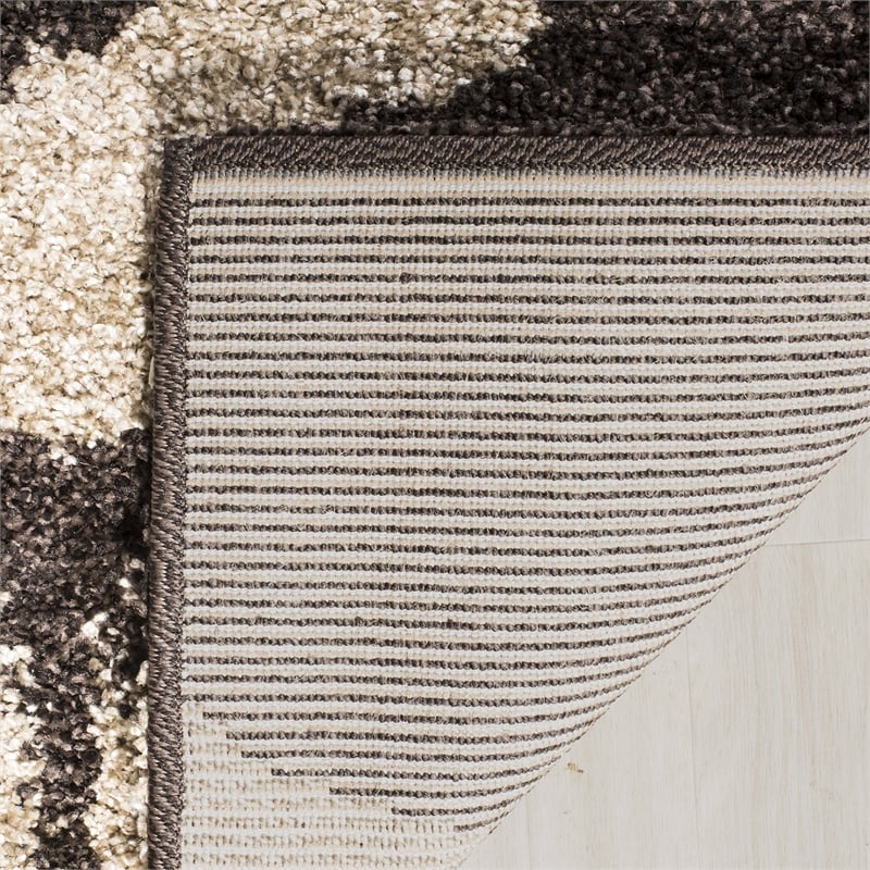Safavieh Florida Shag Dark Brown Shag Rug - 3'3