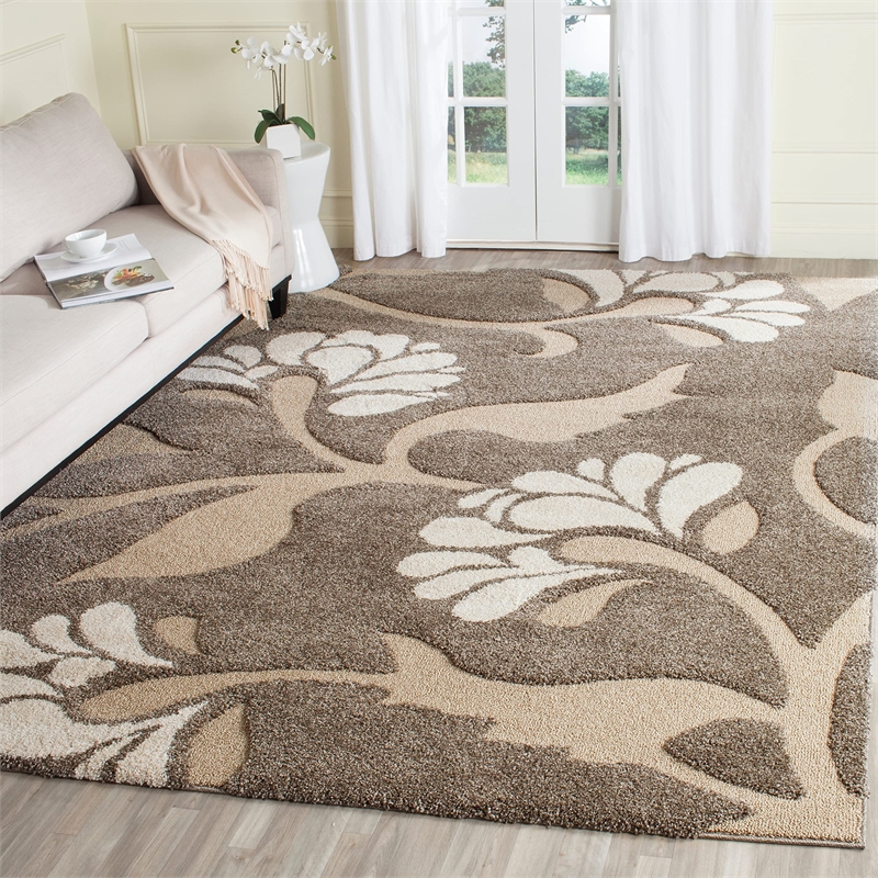 Safavieh Florida Shag Smoke Shag Rug - 3'3