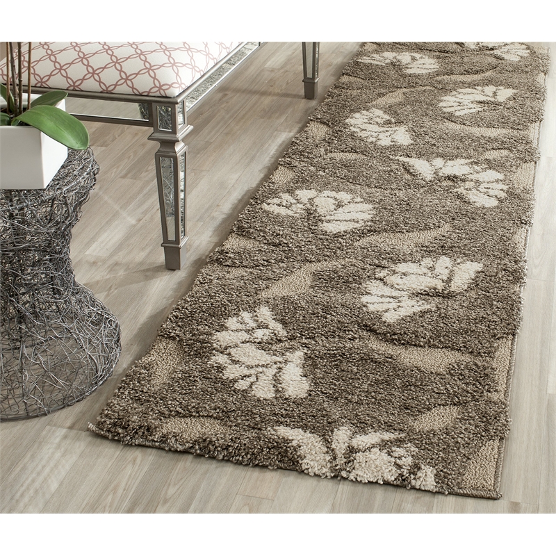 Safavieh Florida Shag Smoke Shag Rug - Runner 2'3