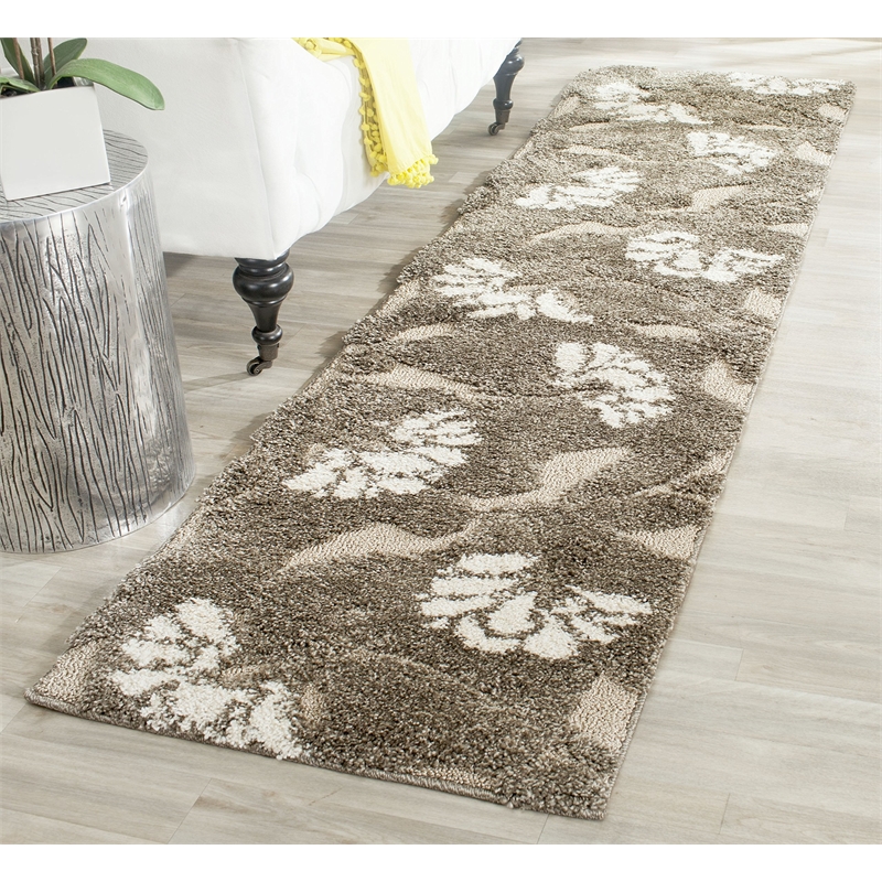 Safavieh Florida Shag Smoke Shag Rug - Runner 2'3