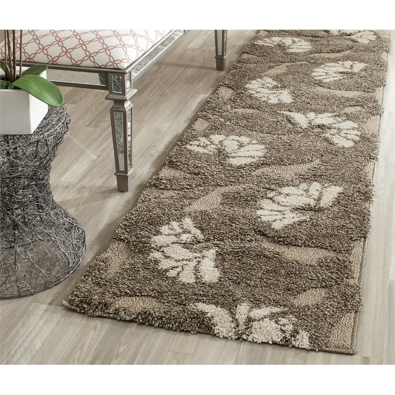 Safavieh Florida Shag Smoke Shag Rug - Runner 2'3