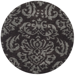 Safavieh Florida Shag Beige Shag Rug - Round 4'