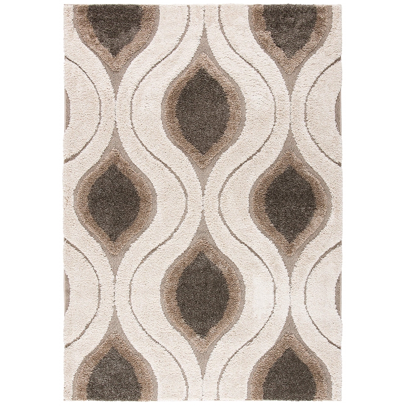 Safavieh Florida Shag Cream Shag Rug - 9'6