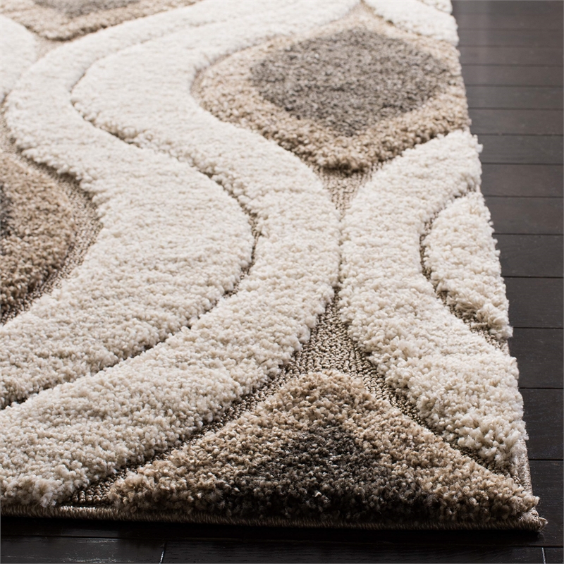 Safavieh Florida Shag Cream Shag Rug - 9'6