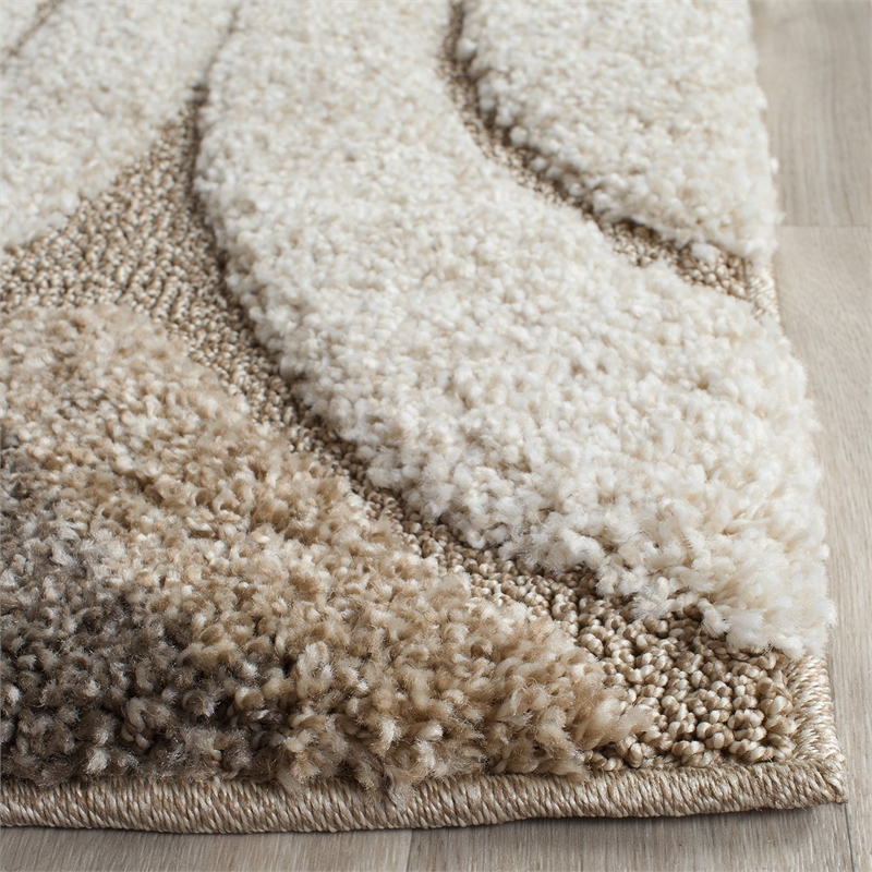 Safavieh Florida Shag Cream Shag Rug - 9'6