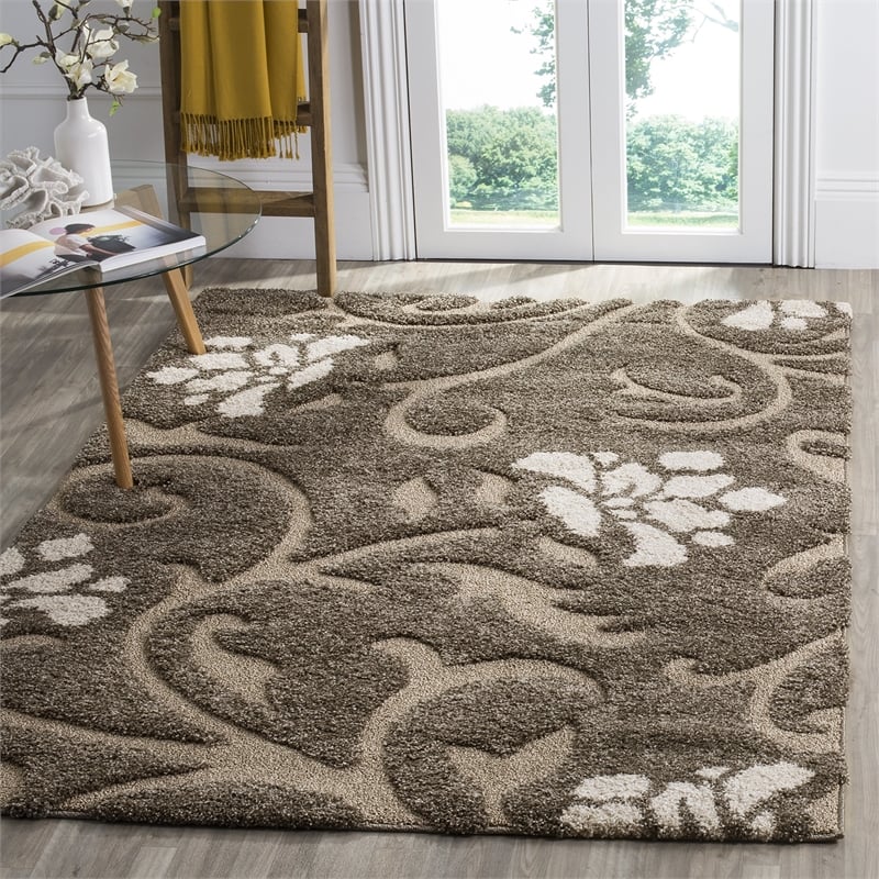 Safavieh Florida Shag Smoke Shag Rug - 3'3