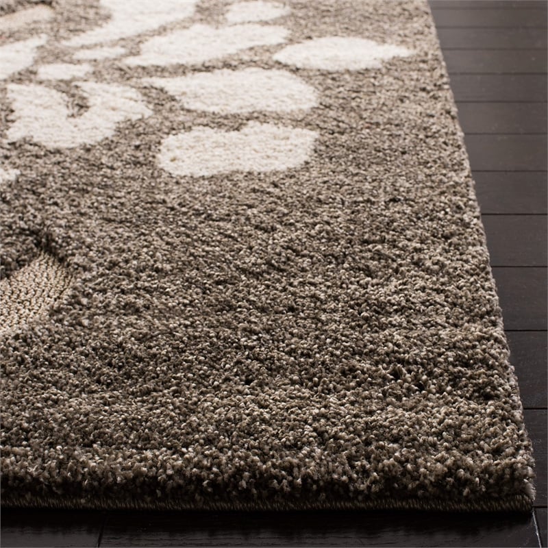 Safavieh Florida Shag Smoke Shag Rug - Square 5'