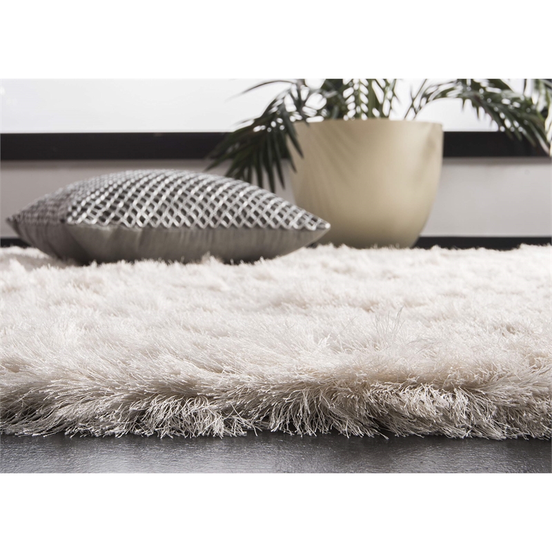Safavieh Paris Shag Ivory Shag Rug - Square 9'