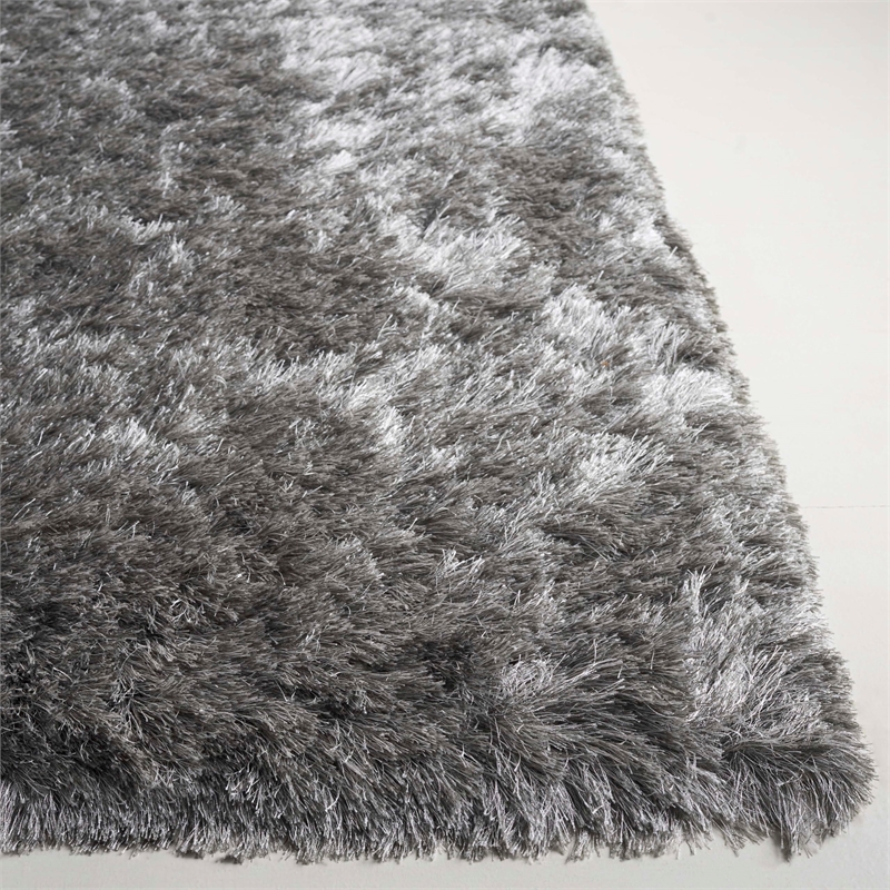 Safavieh Paris Shag Silver Shag Rug - Runner 2'3