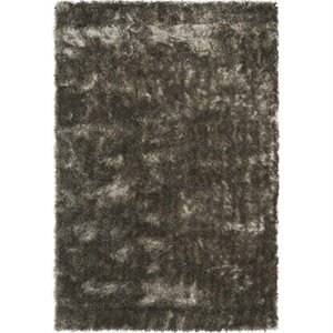 safavieh paris shag silver shag rug - runner 2'3