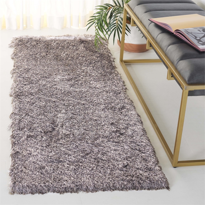 Safavieh Paris Shag Sable Shag Rug - Runner 2'3