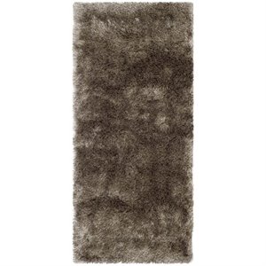 safavieh paris shag sable shag rug - runner 2'6
