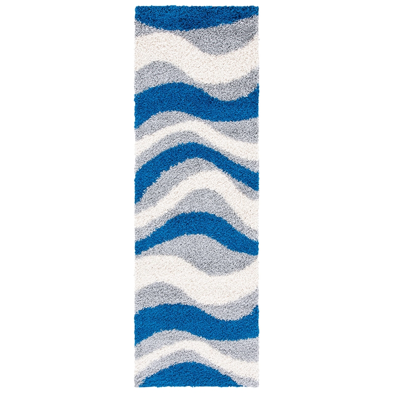 Safavieh Shag Blue Shag Rug - 9' x 12'