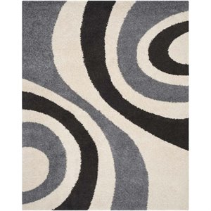 Safavieh Shag Ivory Shag Rug - 5'3&quot x 7'6&quot