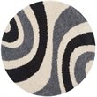 Safavieh Shag Ivory Shag Rug - Round 5'